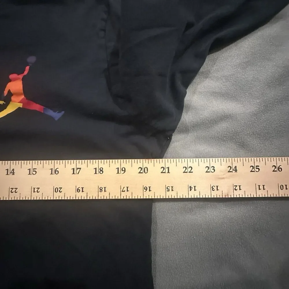 Air Jordan DNA Long Sleeve T-Shirt Mens M Black Jumpman Logo AT8938-010